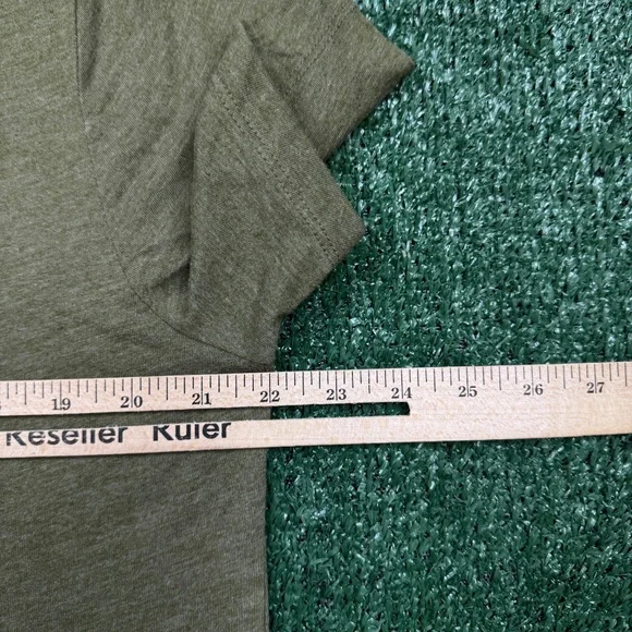 Lucky Brand T Shirt Men's Size L Green Short Sleeve Crew Neck - Picture 6 of 7